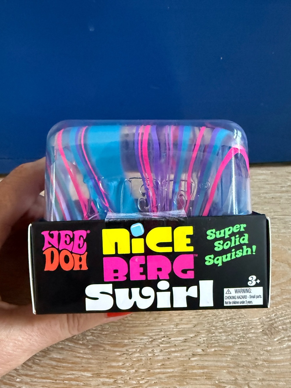Schylling NeeDoh Nice Berg Swirl 🩷🩵💜